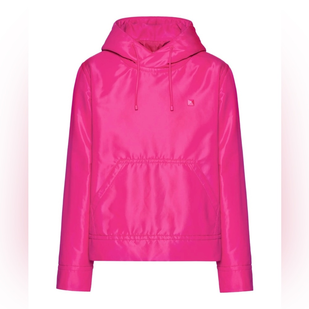 Valentino Garavani Stud-detail padded hoodie Size Large